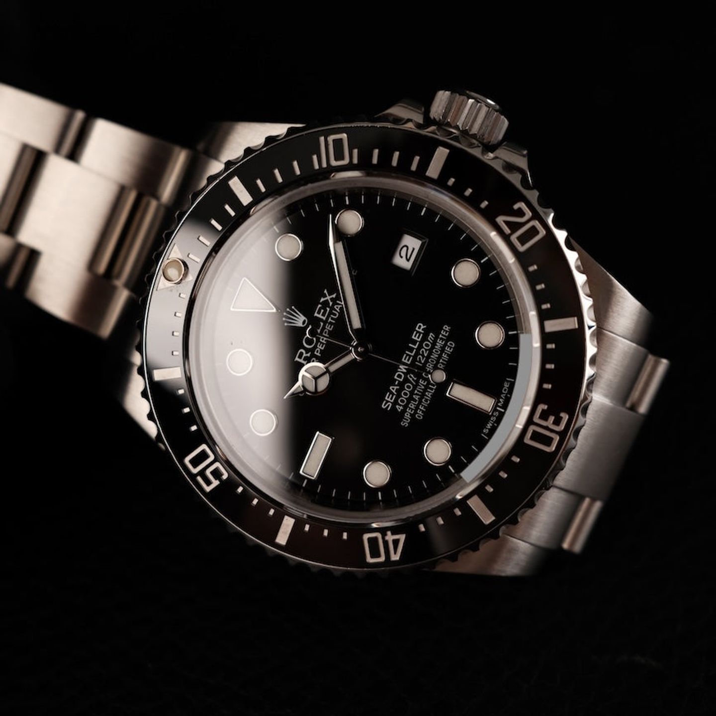 Rolex Sea-Dweller 4000 116600 (2016) - Zwart wijzerplaat 40mm Staal (1/8)