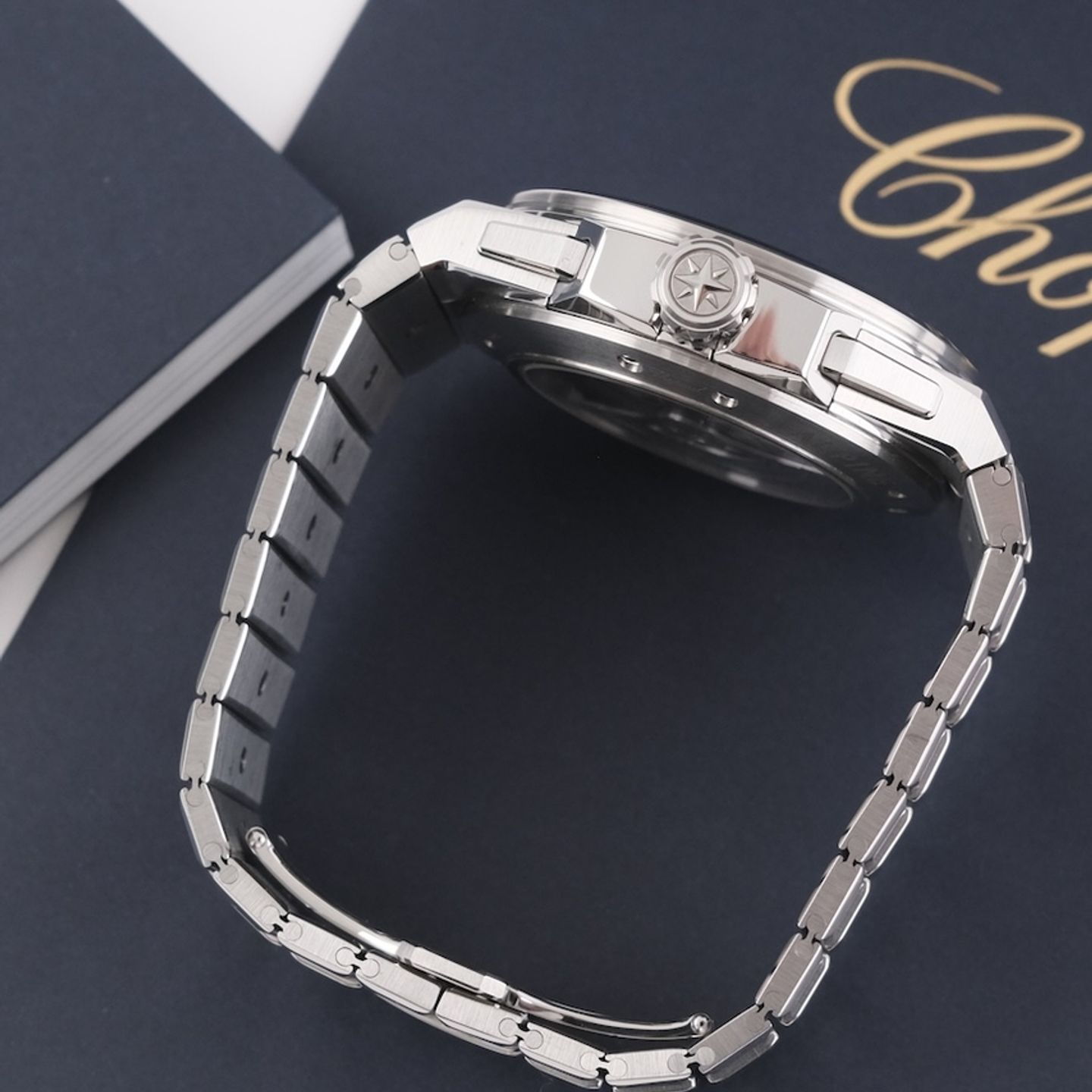 Chopard Alpine Eagle 298609-3001 (2021) - Blue dial 44 mm Steel case (7/8)