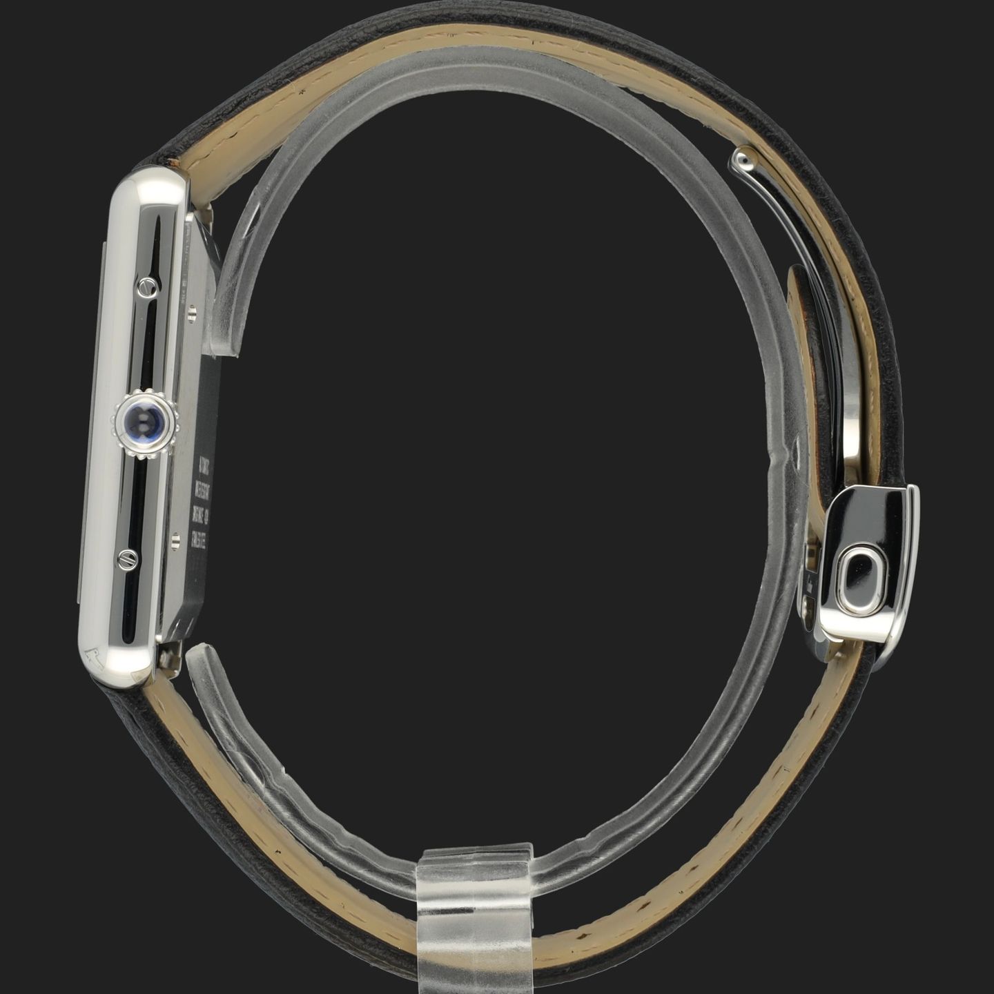 Cartier Tank WSTA0040 (2022) - Silver dial 41 mm Steel case (7/8)