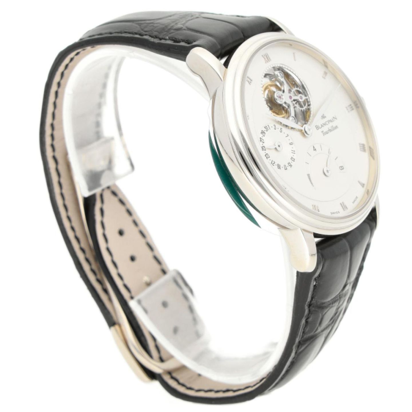 Blancpain Villeret 6025-1942-55B (2003) - Zilver wijzerplaat 39mm Witgoud (6/8)