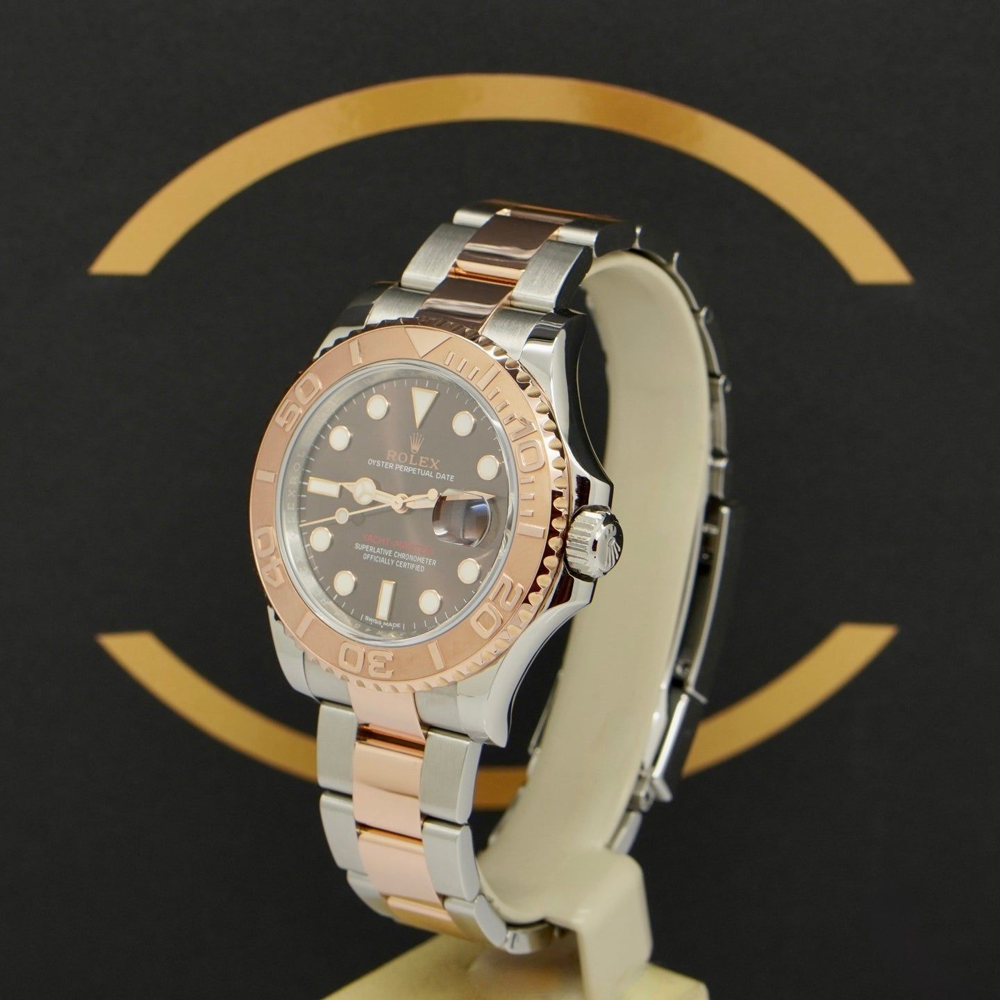 Rolex Yacht-Master 40 116621 (2018) - Brown dial 40 mm Gold/Steel case (2/7)