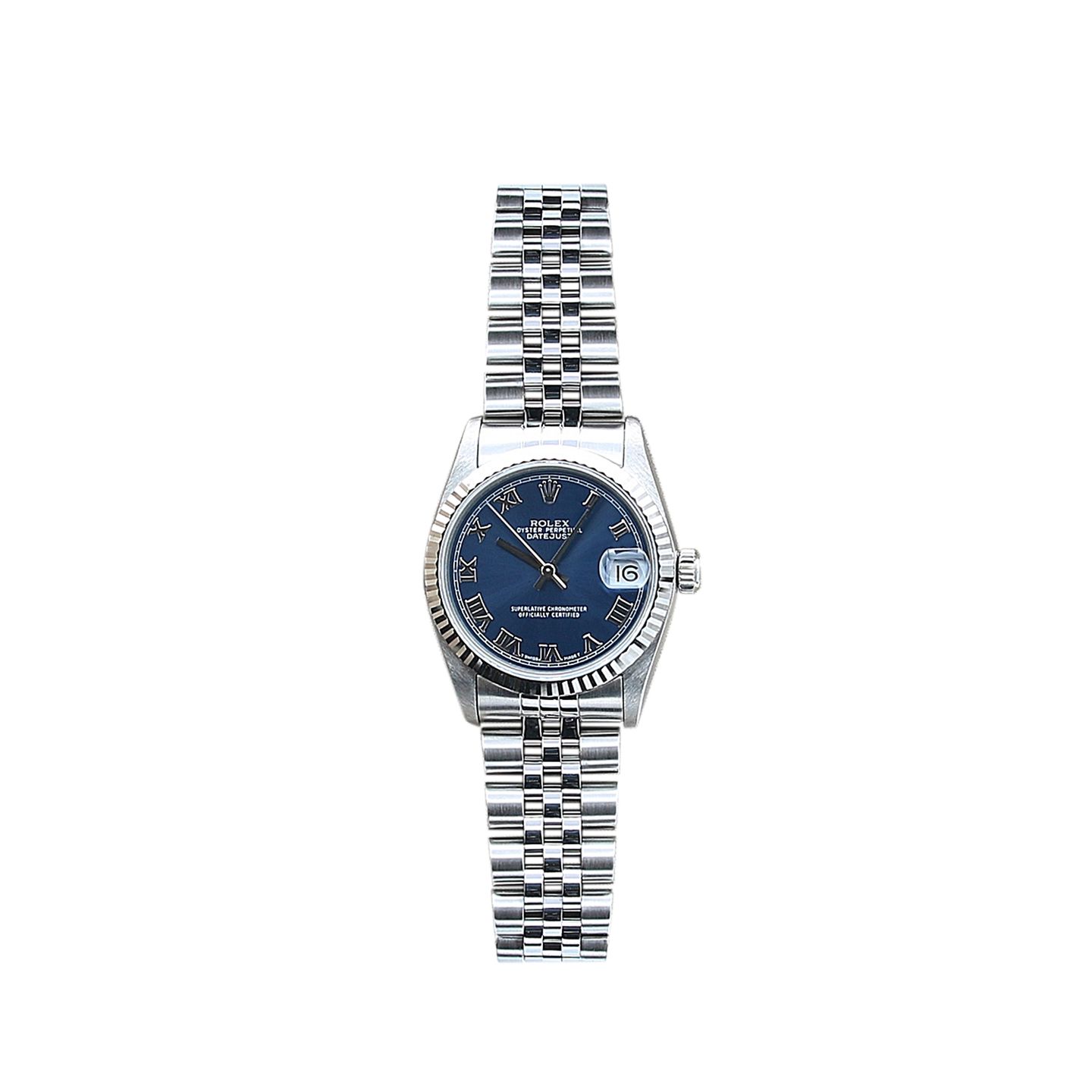 Rolex Datejust 31 68274 (Onbekend (willekeurig serienummer)) - Blauw wijzerplaat 31mm Staal (1/8)