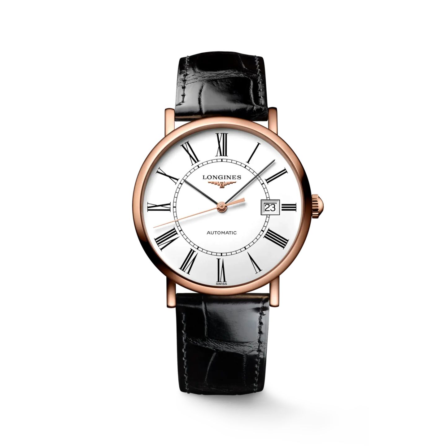 Longines Elegant L4.787.8.11.4 (2025) - Wit wijzerplaat 37mm Roségoud (1/1)