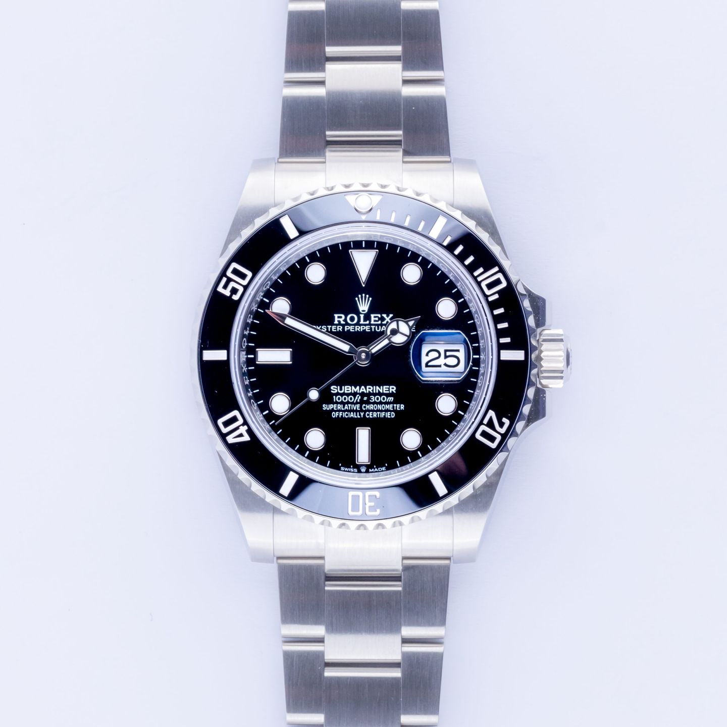 Rolex Submariner Date 126610LN (2024) - Zwart wijzerplaat 41mm Staal (3/8)