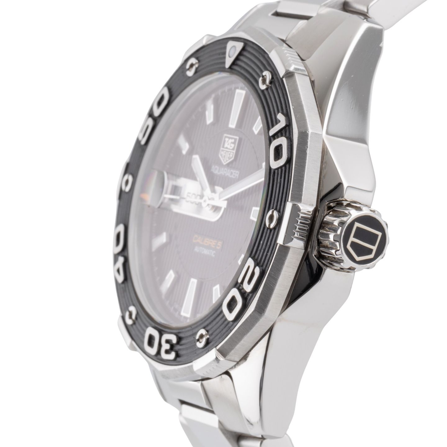 TAG Heuer Aquaracer 500M WAJ2114.BA0871 (Onbekend (willekeurig serienummer)) - Zwart wijzerplaat 43mm Staal (6/8)