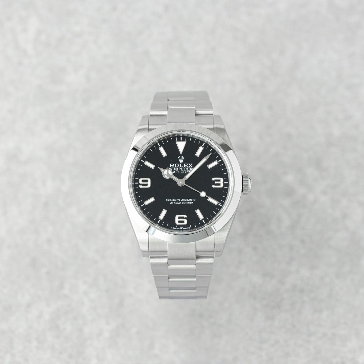 Rolex Explorer 224270 (2025) - Black dial 40 mm Steel case (1/8)