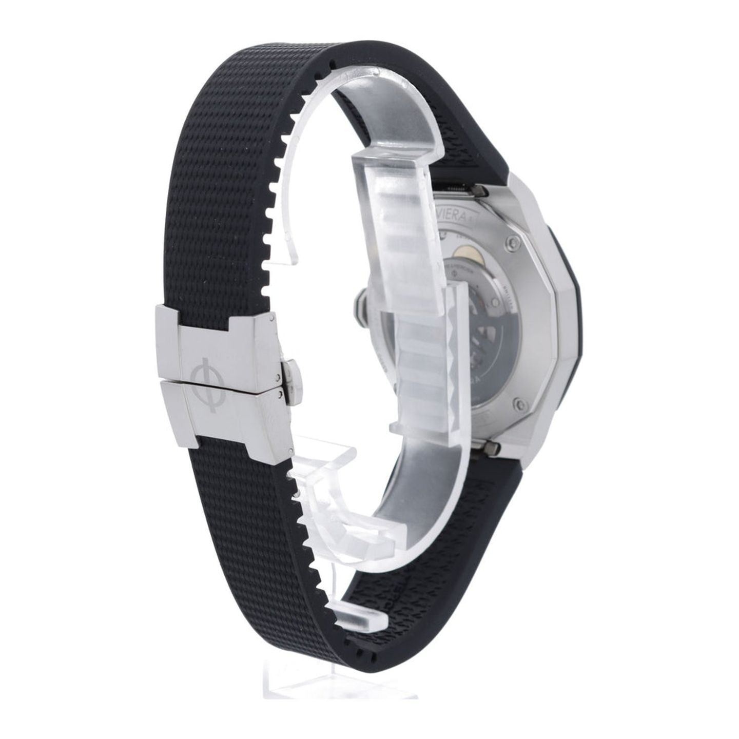 Baume & Mercier Riviera M0A10721 (2025) - Zwart wijzerplaat 42mm Staal (4/7)
