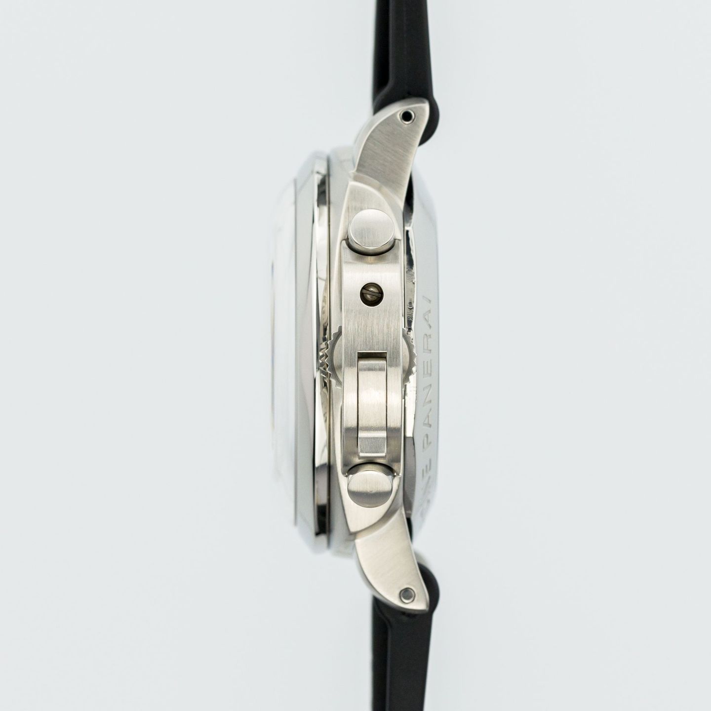 Panerai Luminor 1950 3 Days Chrono Flyback PAM00213 (2012) - Black dial 44 mm Steel case (4/5)