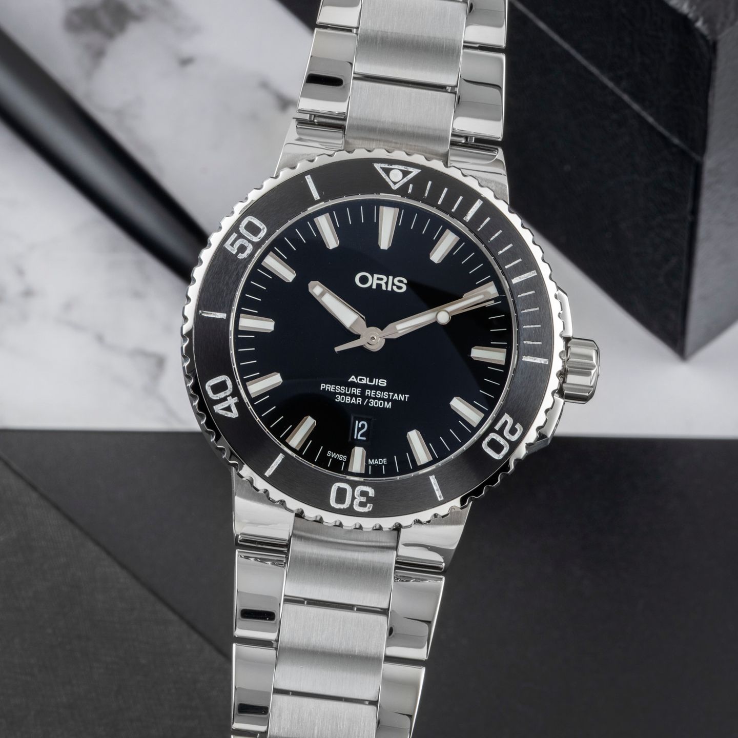 Oris Aquis Date 01 733 7730 4154-07 8 24 05PEB - (3/8)