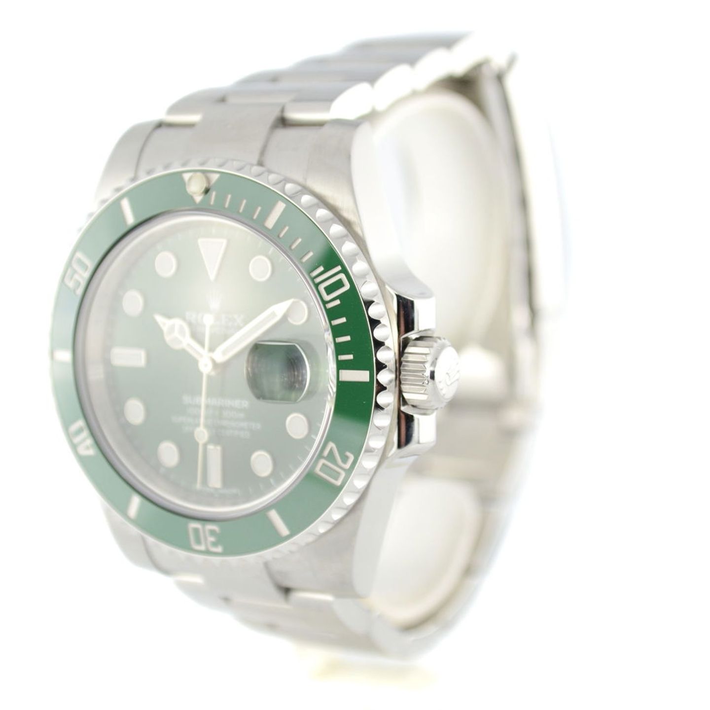 Rolex Submariner Date 116610LV (2018) - Green dial 40 mm Steel case (2/7)