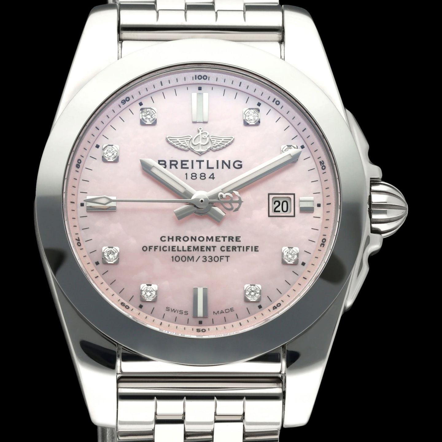 Breitling Galactic W72348 (2019) - White dial 29 mm Steel case (1/8)