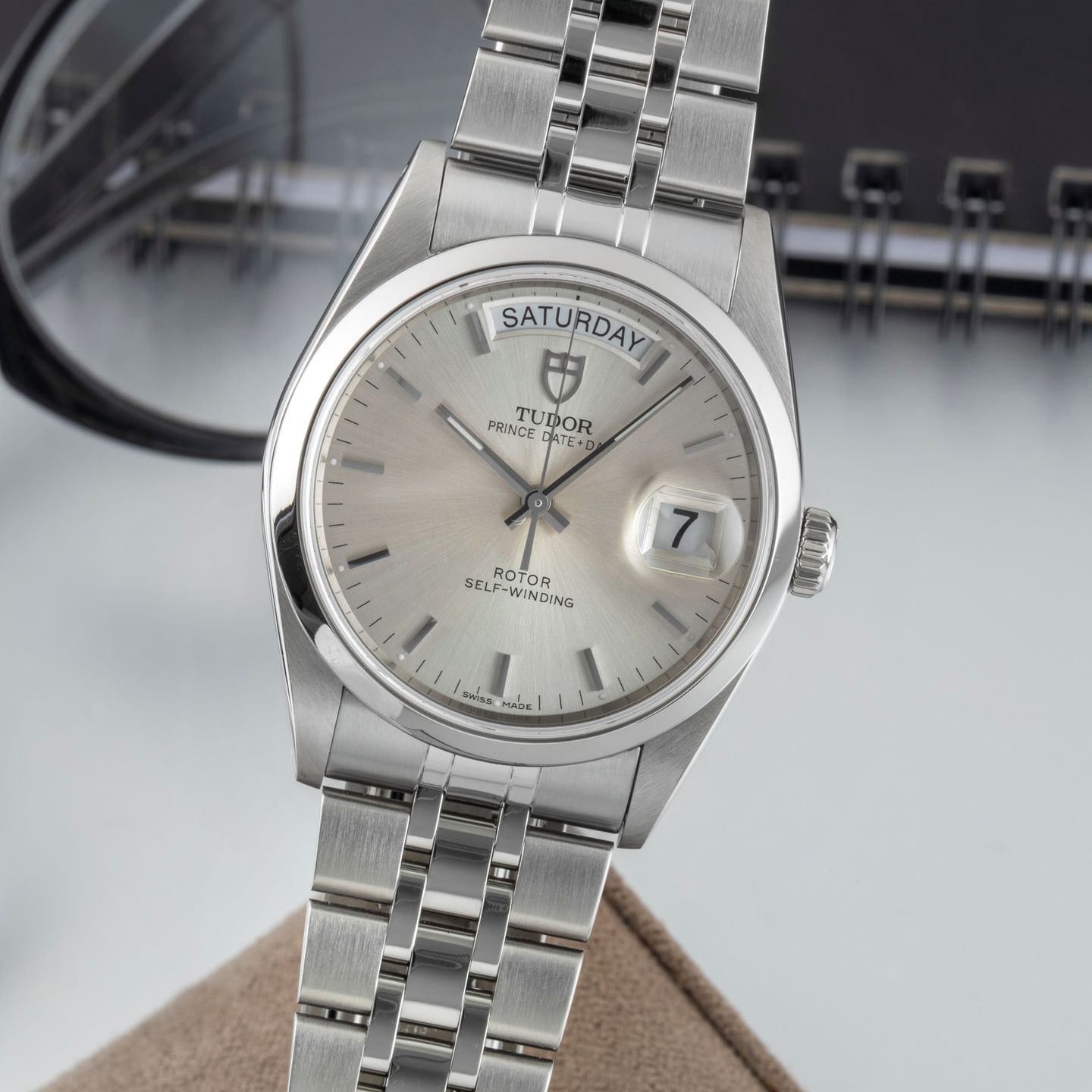 Tudor Prince Date 76200 (2005) - 36mm Staal (3/8)