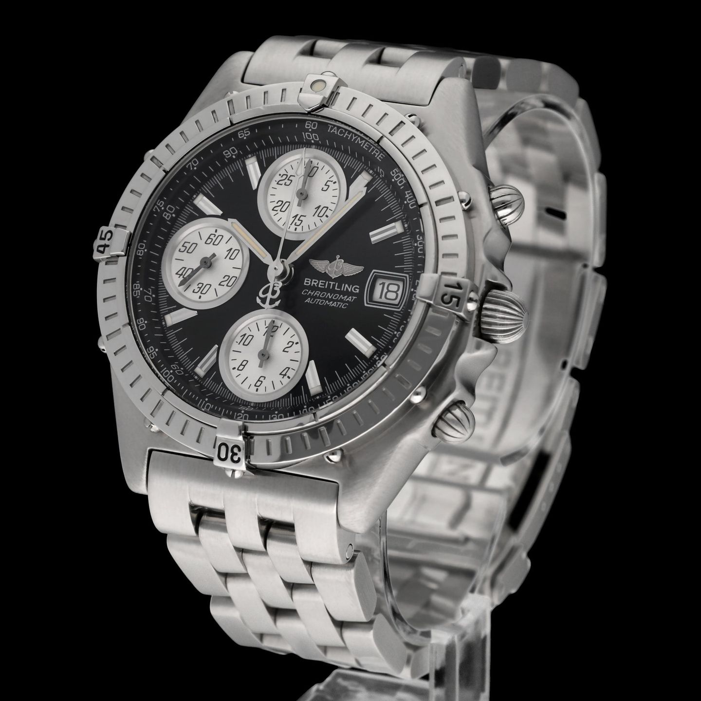 Breitling Blackbird A13350 (2000) - Black dial 40 mm Steel case (2/8)