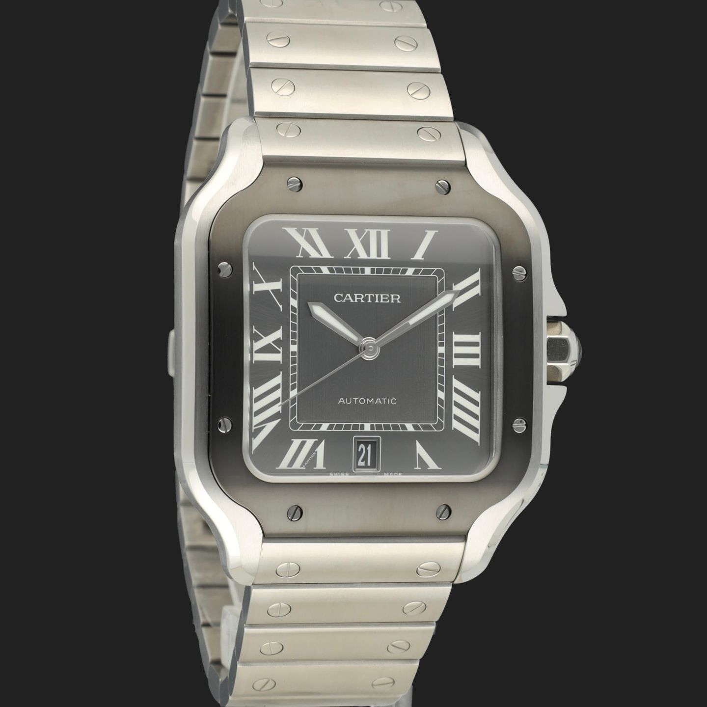 Cartier Santos WSSA0037 (2025) - 40mm Staal (4/8)