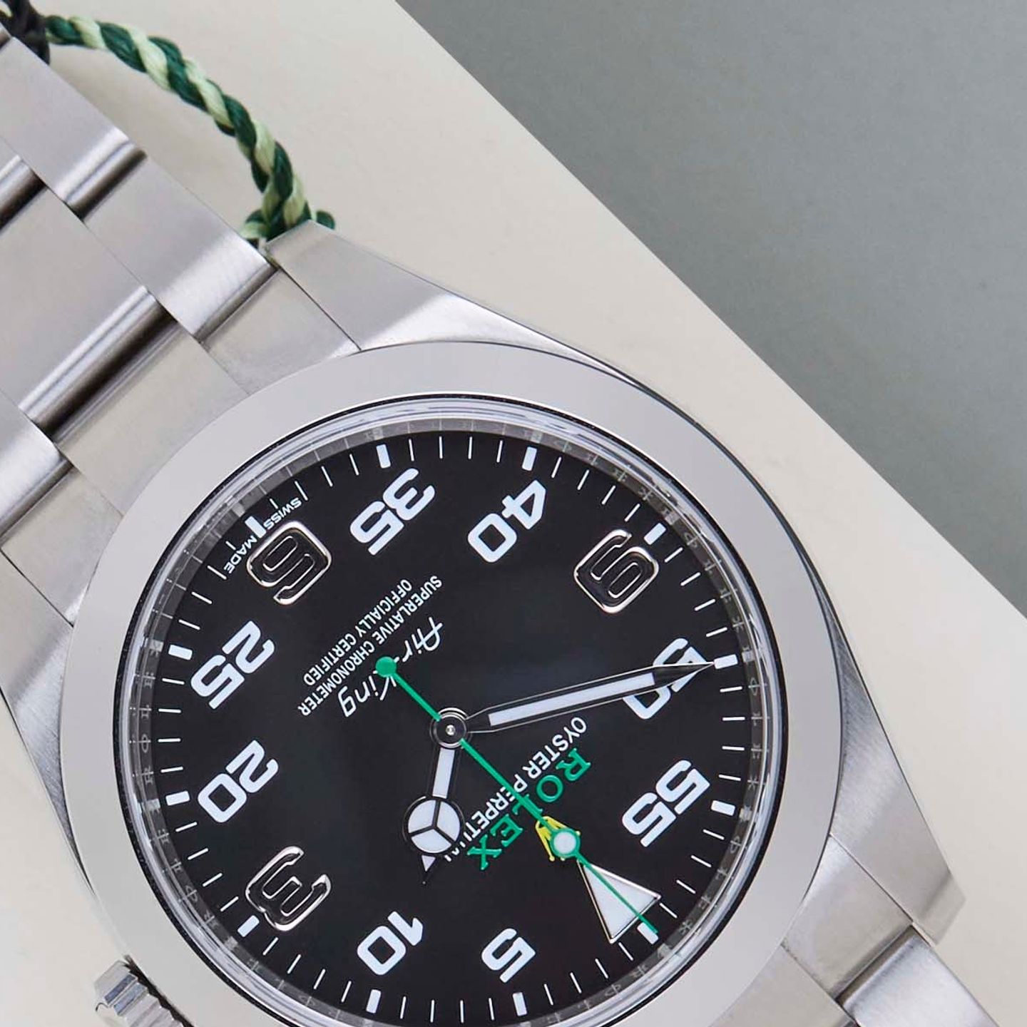 Rolex Air-King 116900 (2020) - Zwart wijzerplaat 40mm Staal (4/8)