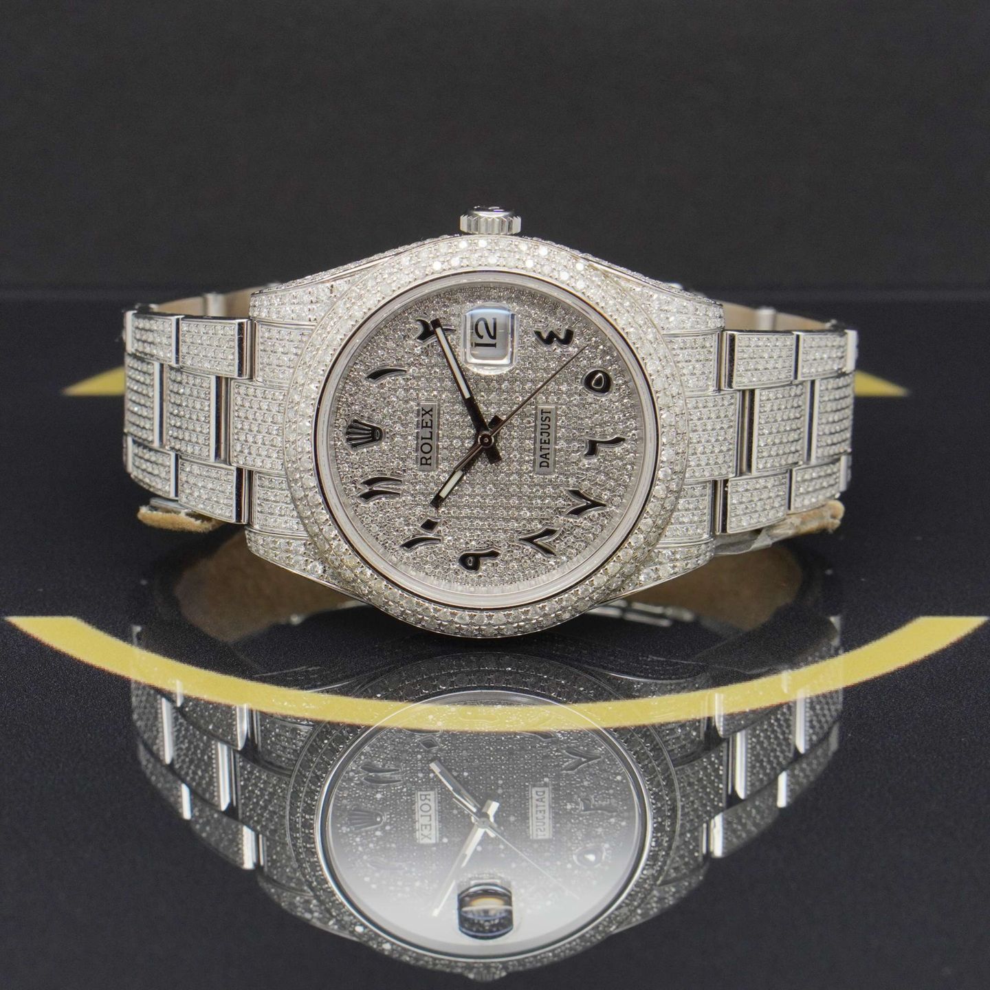 Rolex Datejust 41 126300 (2023) - Diamant wijzerplaat 41mm Staal (4/7)