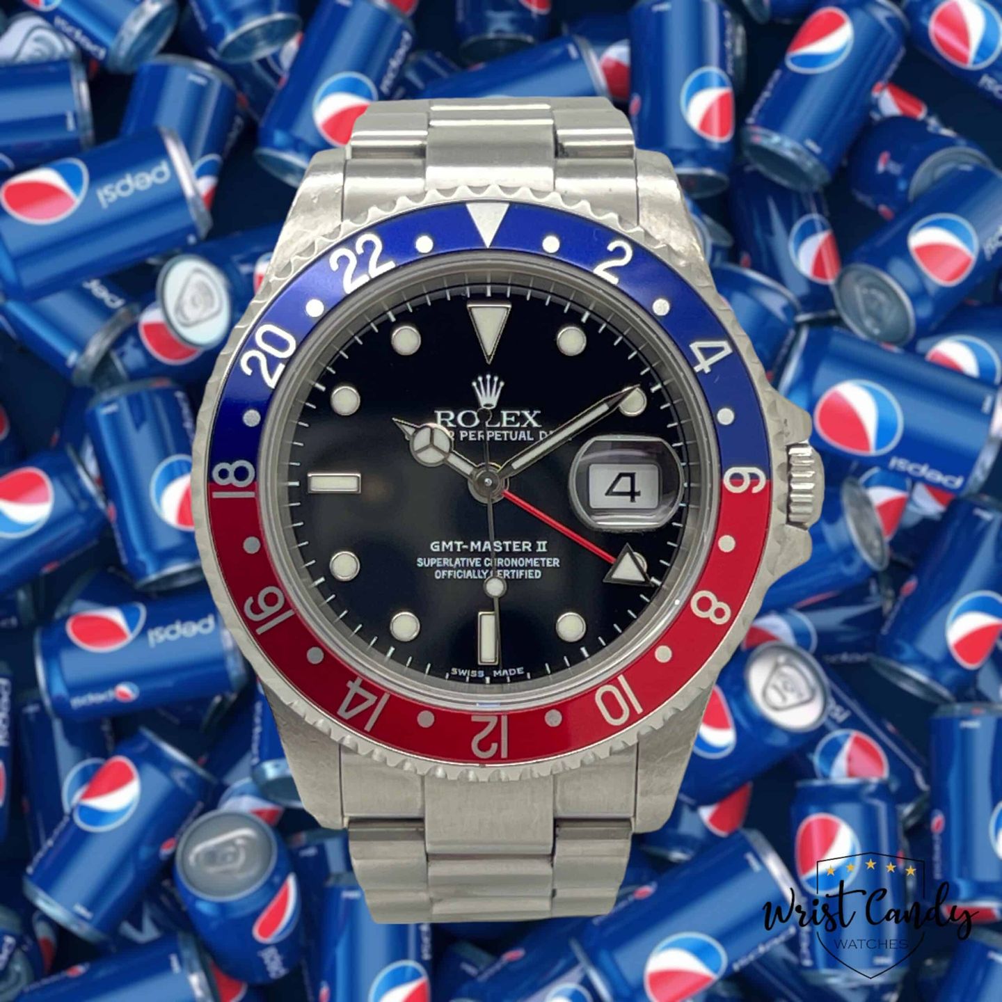 Rolex GMT-Master II 16710 (2005) - 40mm Staal (1/8)