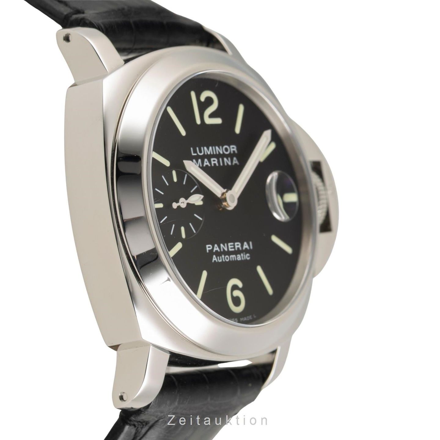Panerai Luminor Marina Automatic PAM00104 (2005) - Black dial 47 mm Steel case (6/8)
