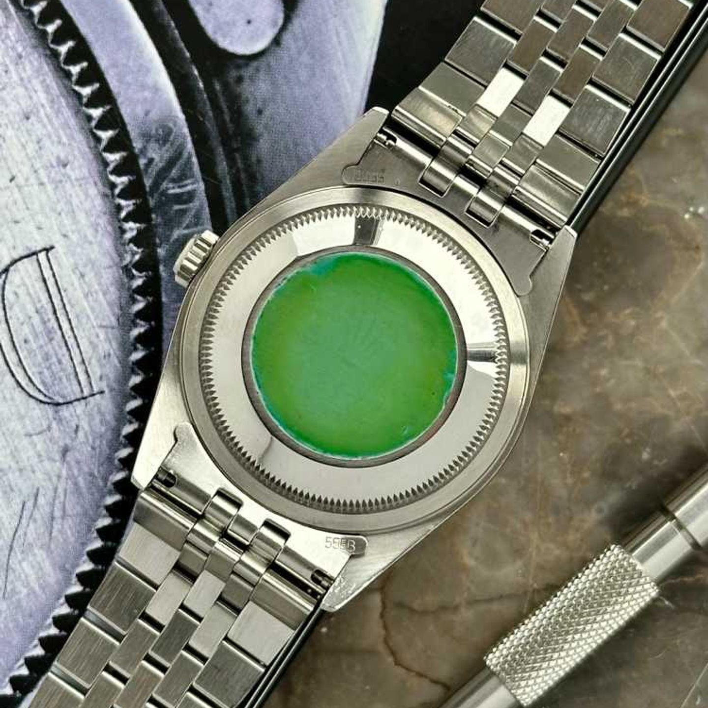 Rolex Datejust 36 16234 (1993) - White dial 36 mm Steel case (8/8)