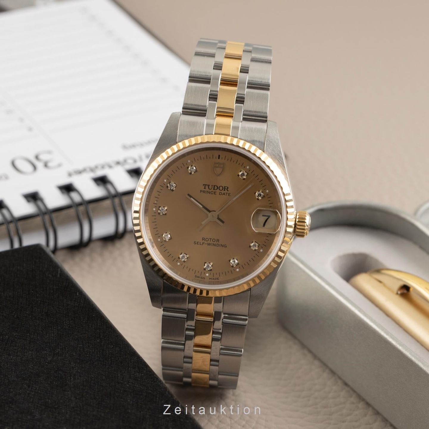 Tudor Prince Oysterdate 72033 (2005) - 32 mm Steel case (3/8)