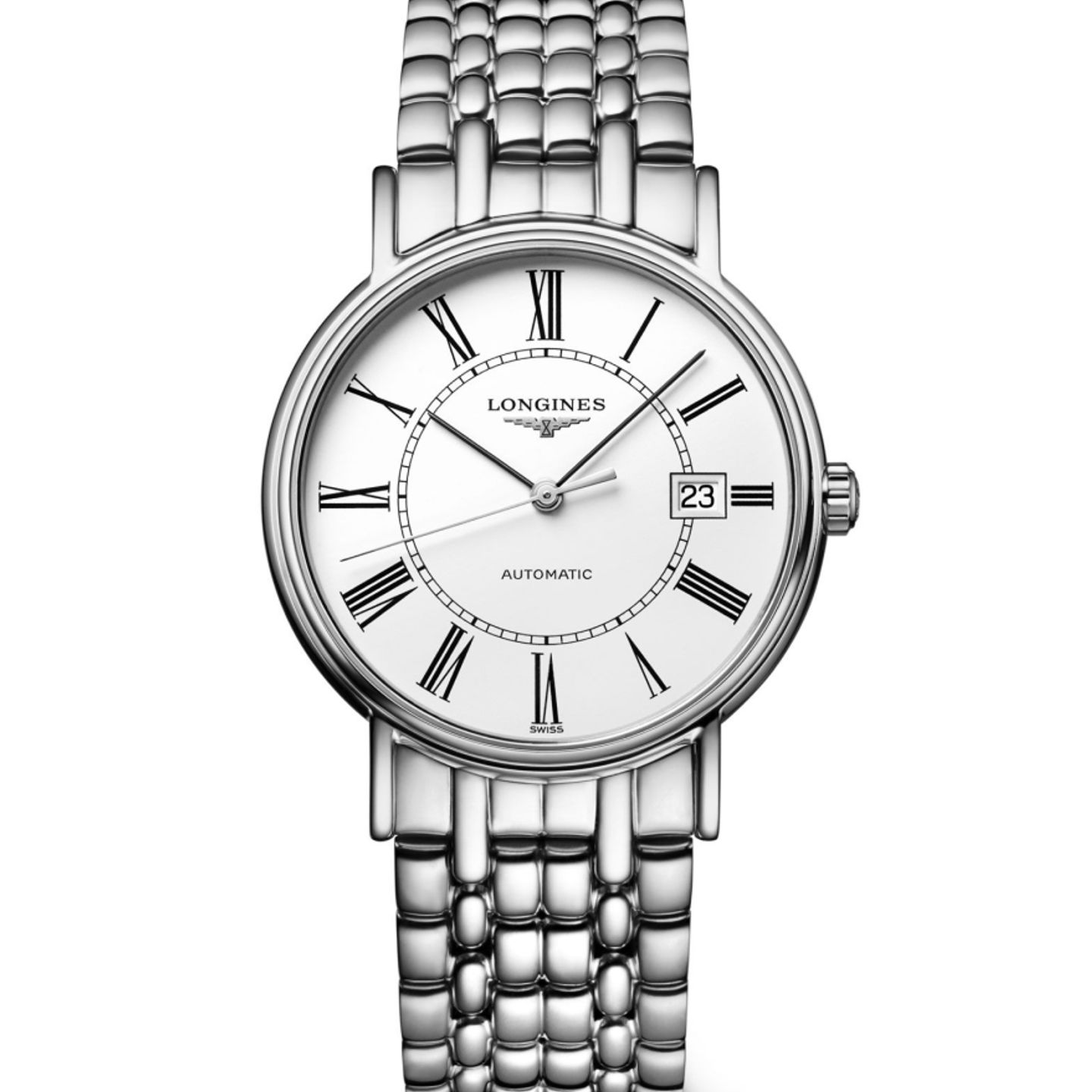 Longines Présence L4.921.4.11.6 (2024) - White dial 38 mm Steel case (1/1)