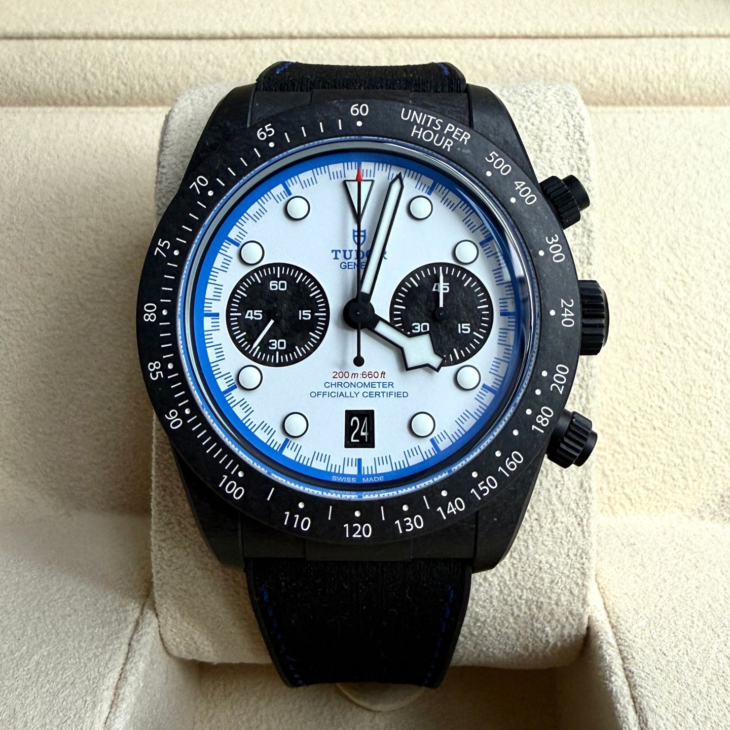 Tudor Black Bay Chrono 79377KN (2025) - Wit wijzerplaat 42mm Carbon (2/21)