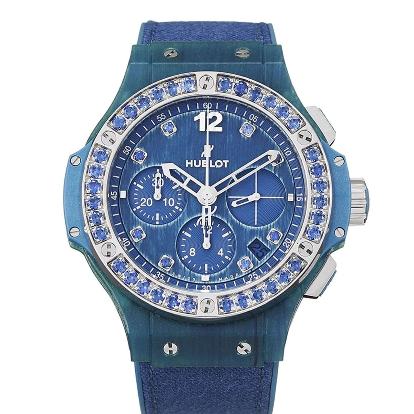 Hublot Big Bang Tutti Frutti 341.XL.2770.NR.1201 (2023) - Blauw wijzerplaat 41mm Staal (2/3)