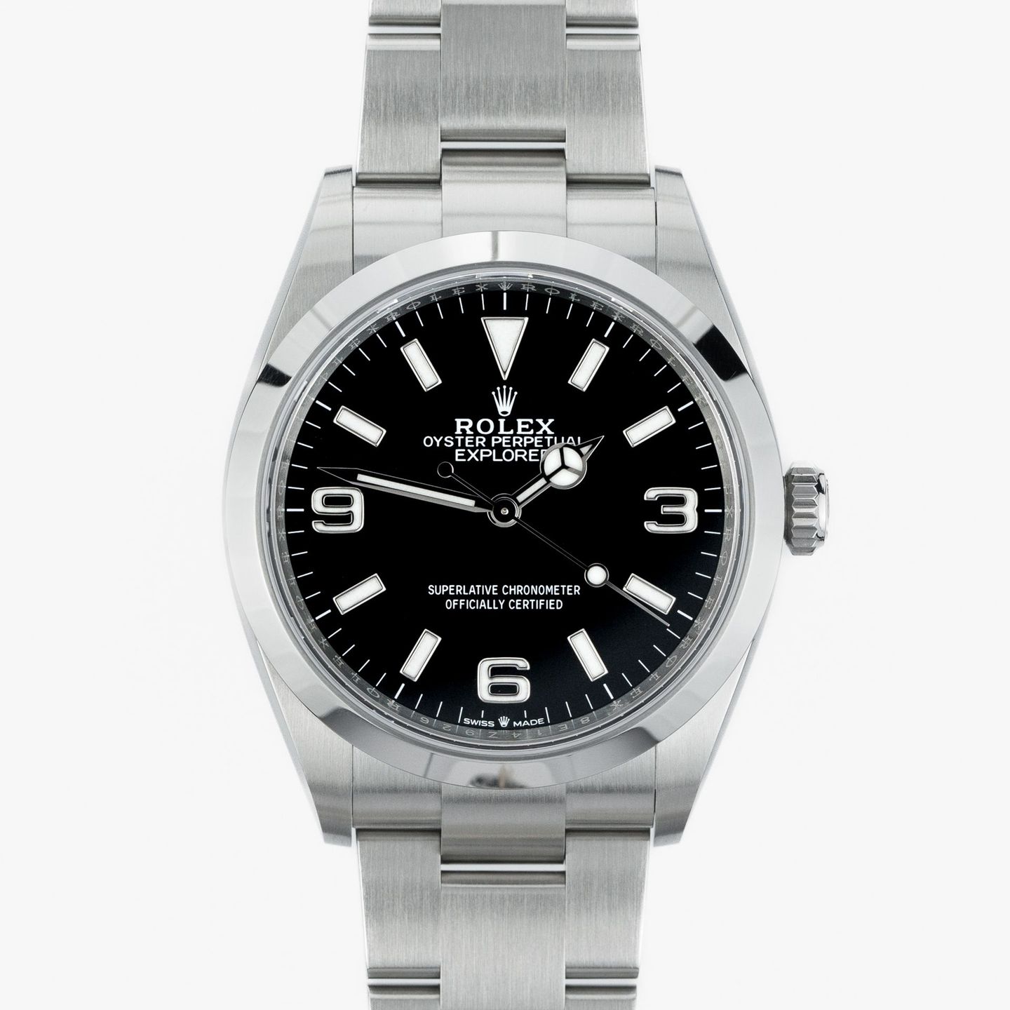 Rolex Explorer 124270 (2022) - Black dial 36 mm Steel case (1/7)