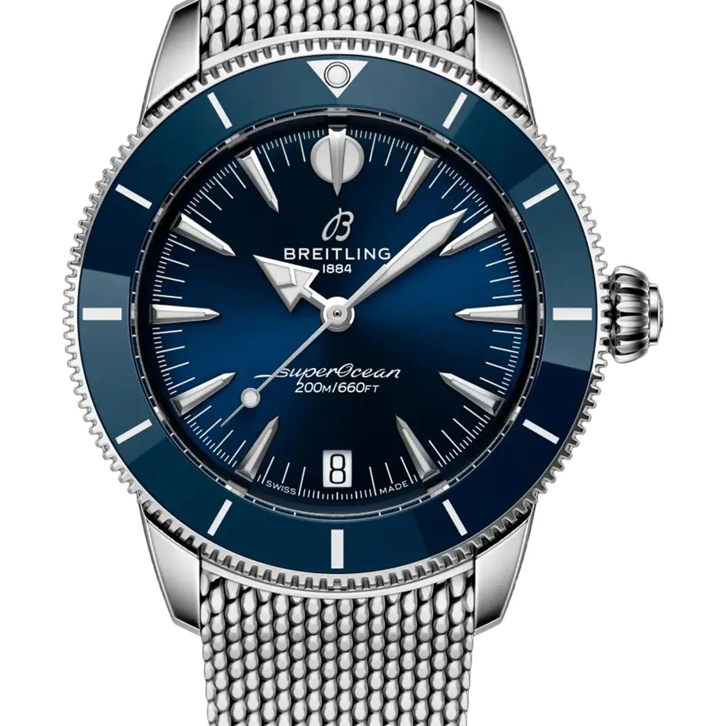 Breitling Superocean Heritage A10390161C1A1 (2026) - Blauw wijzerplaat 36mm Staal (1/1)