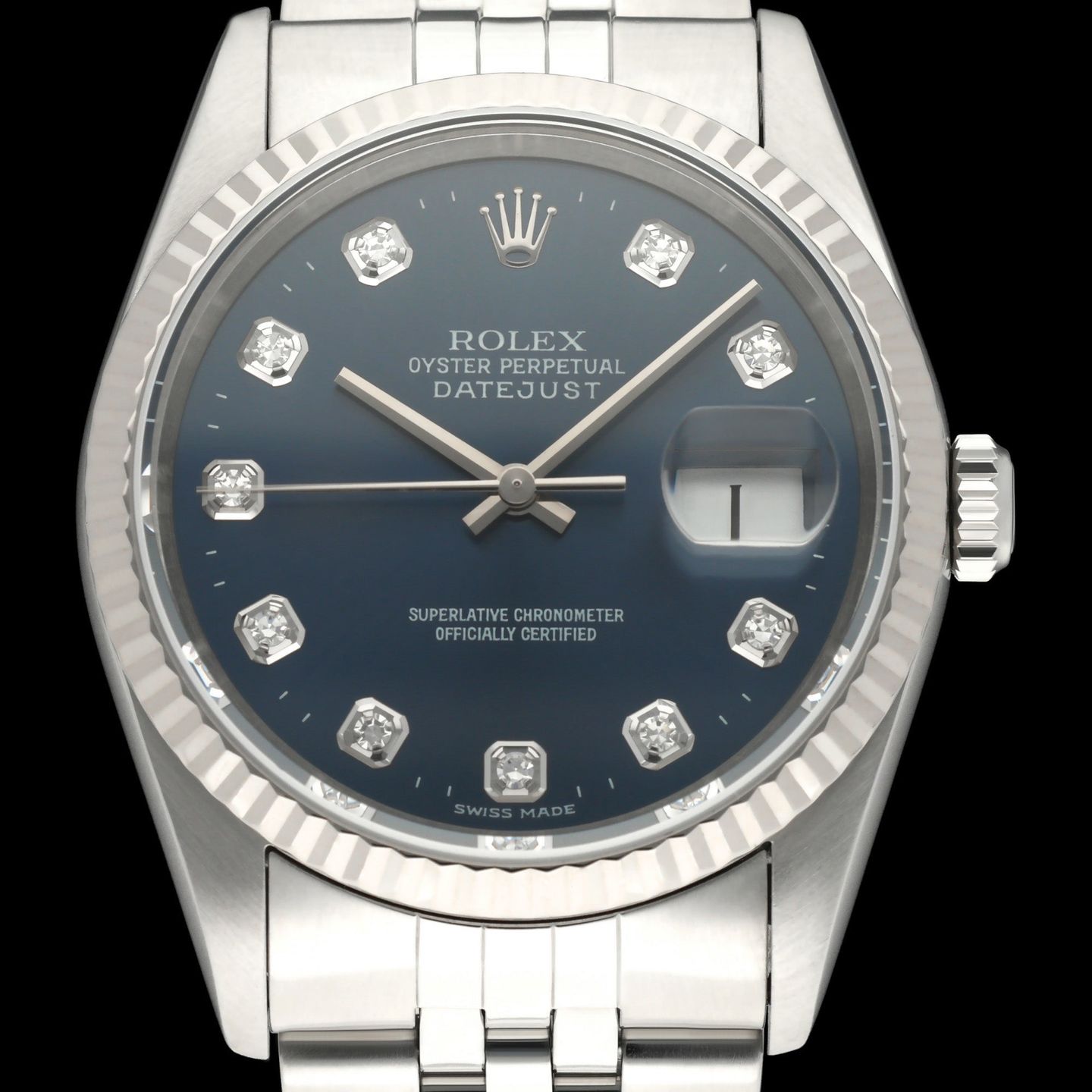 Rolex Datejust 36 16234 (2000) - 36 mm Steel case (1/8)