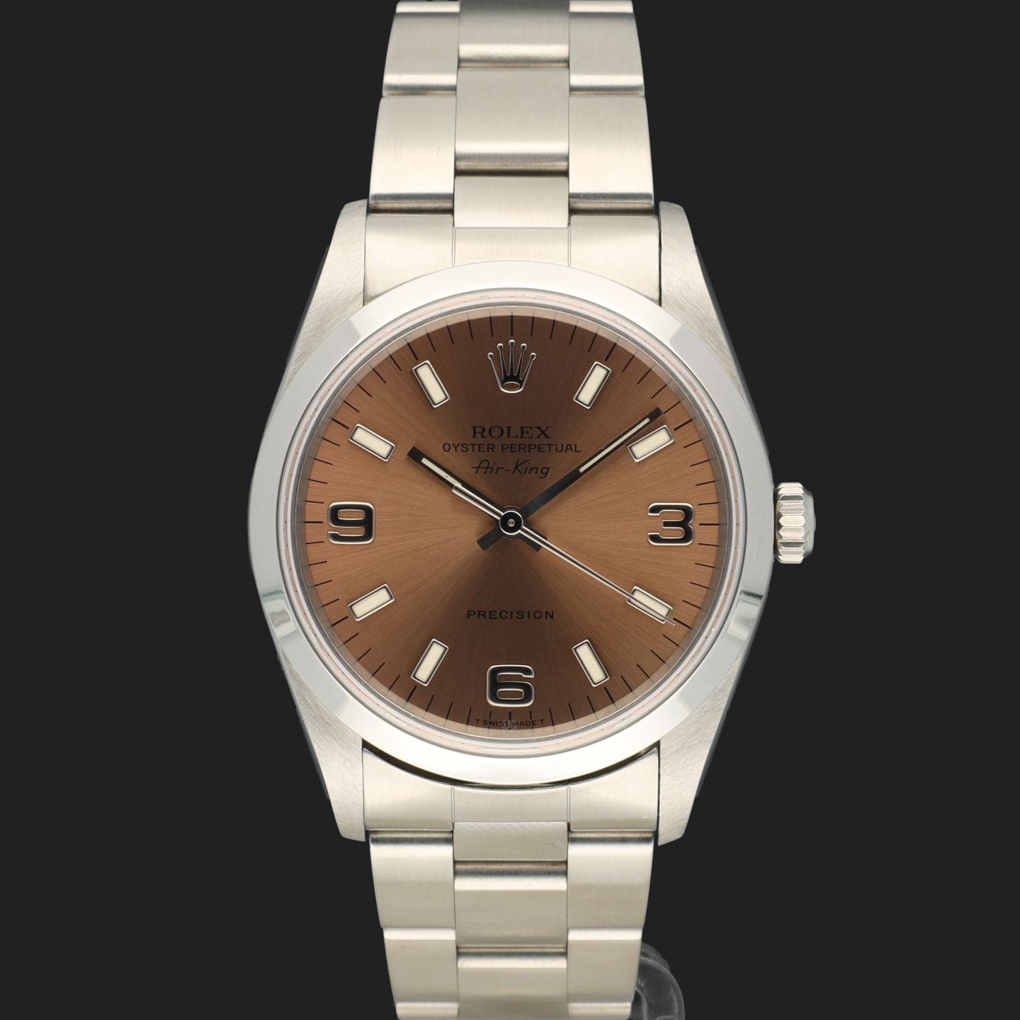 Rolex Air-King 14000 (1997) - 34mm Staal (3/8)