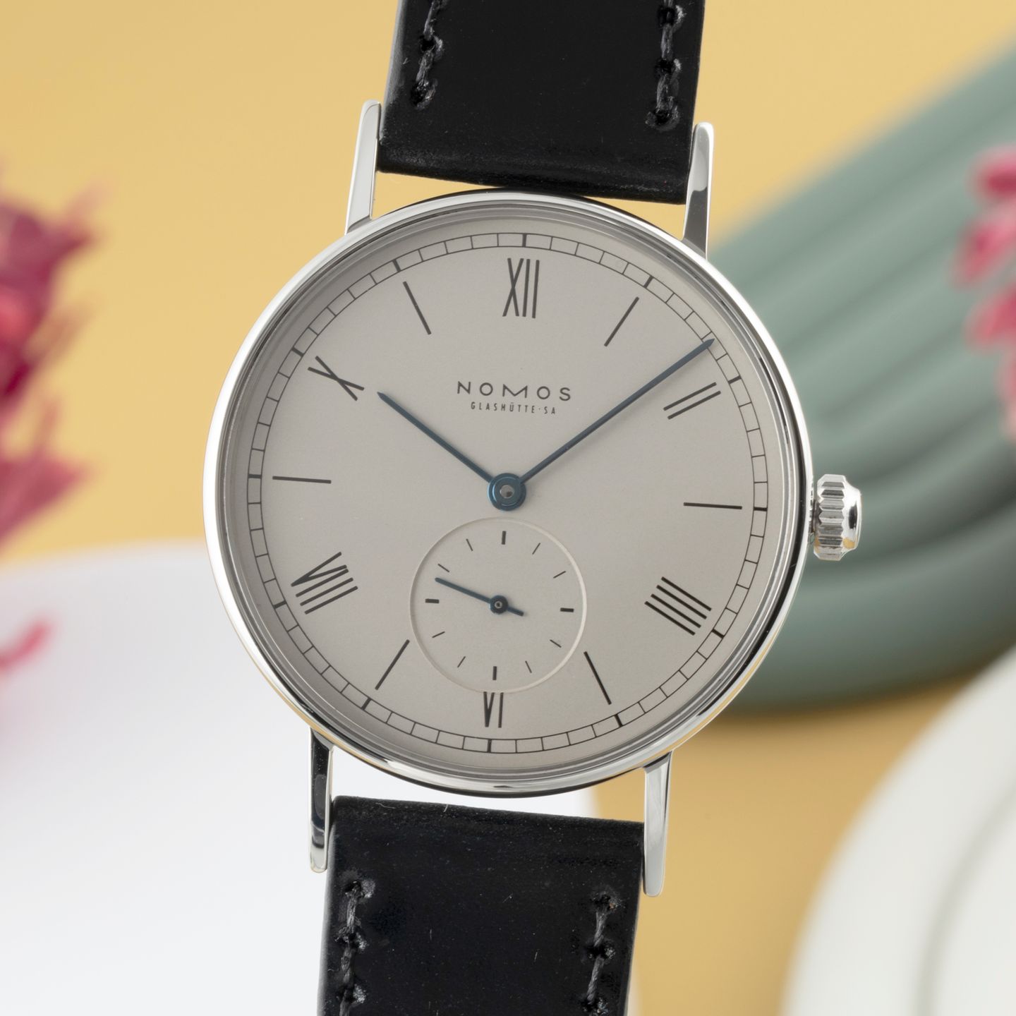 NOMOS Ludwig 205 (2000) - Wit wijzerplaat 35mm Staal (3/8)