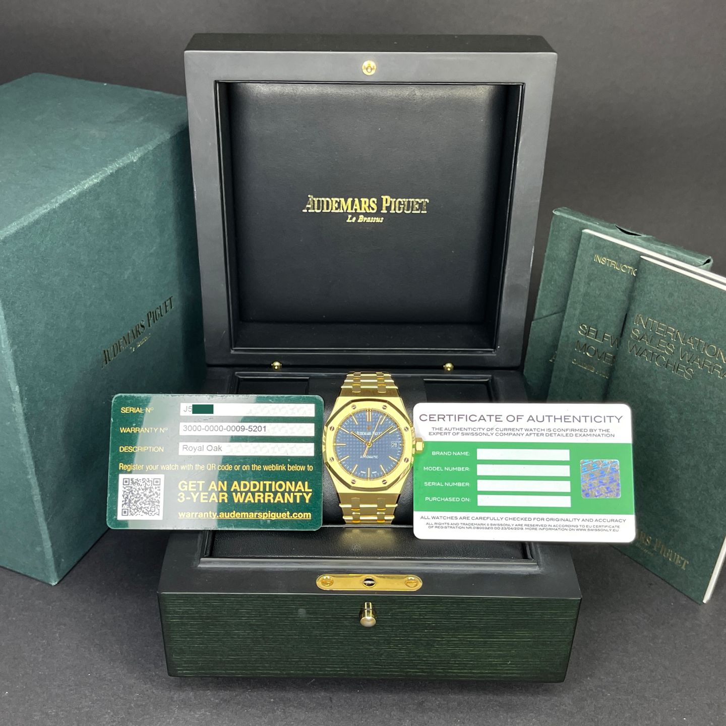 Audemars Piguet Royal Oak Selfwinding 15450BA.OO.1256BA.02 - (2/7)