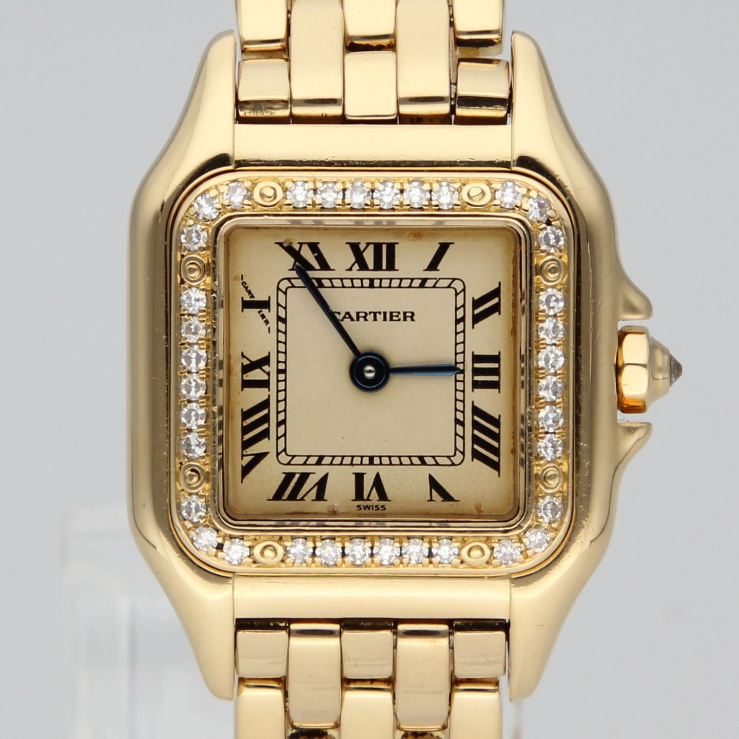 Cartier Panthère 1280 (2000) - Champagne dial 22 mm Yellow Gold case (1/8)