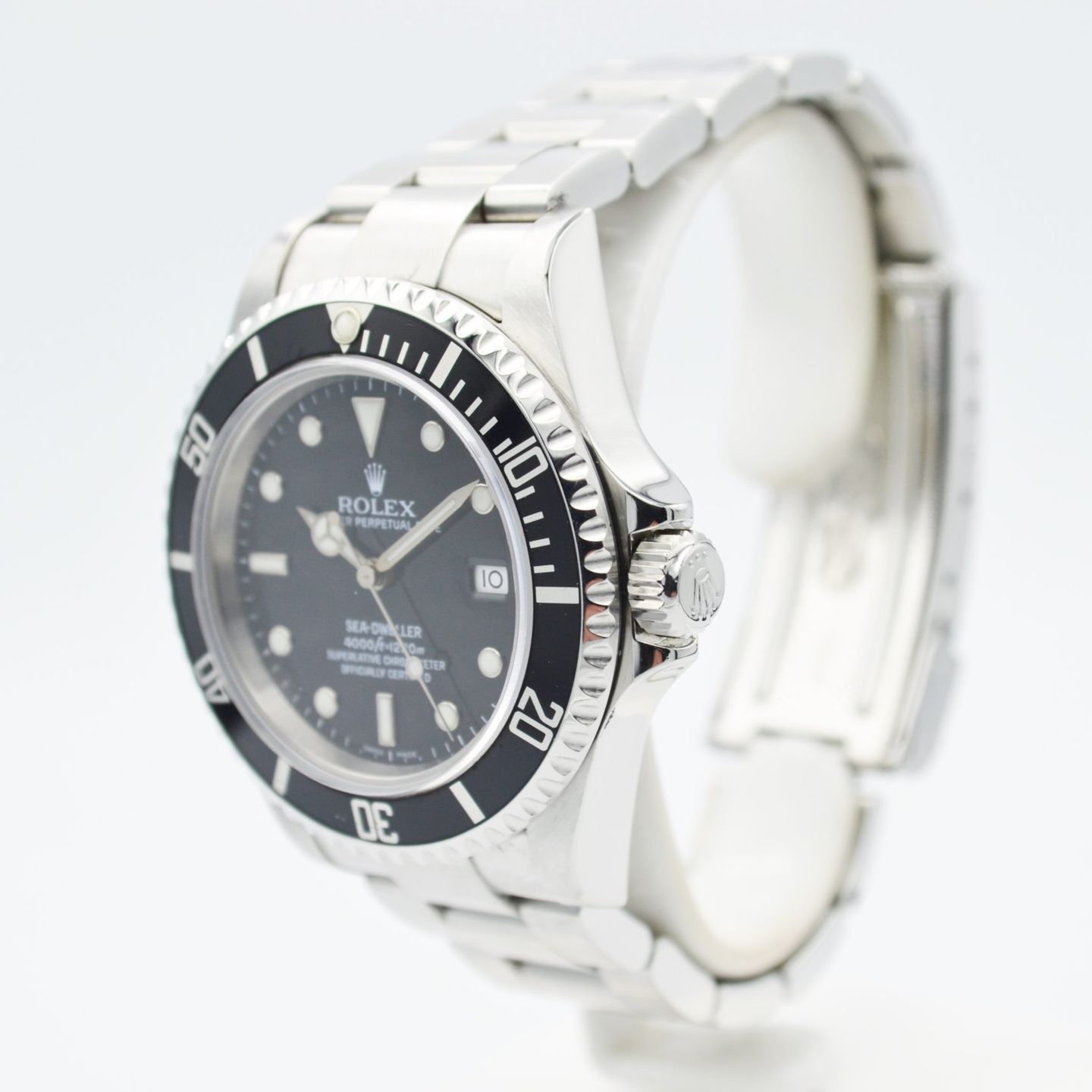 Rolex Sea-Dweller 4000 16600 (2007) - Zwart wijzerplaat 40mm Staal (2/7)