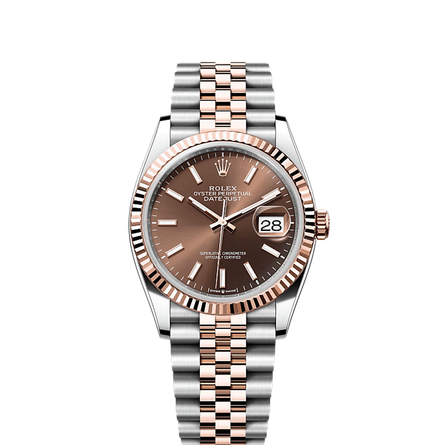 Rolex Datejust 36 126231 (2025) - Wit wijzerplaat 36mm Goud/Staal (1/1)