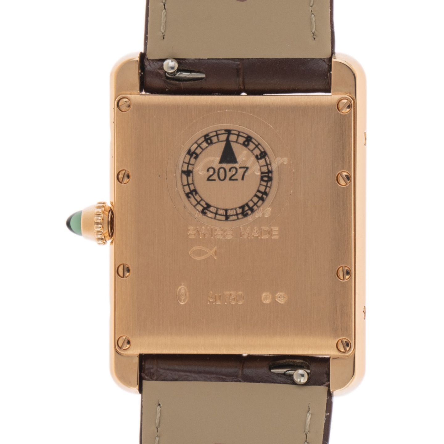 Cartier Tank Louis Cartier WGTA0011 (2025) - Silver dial 34 mm Rose Gold case (6/7)