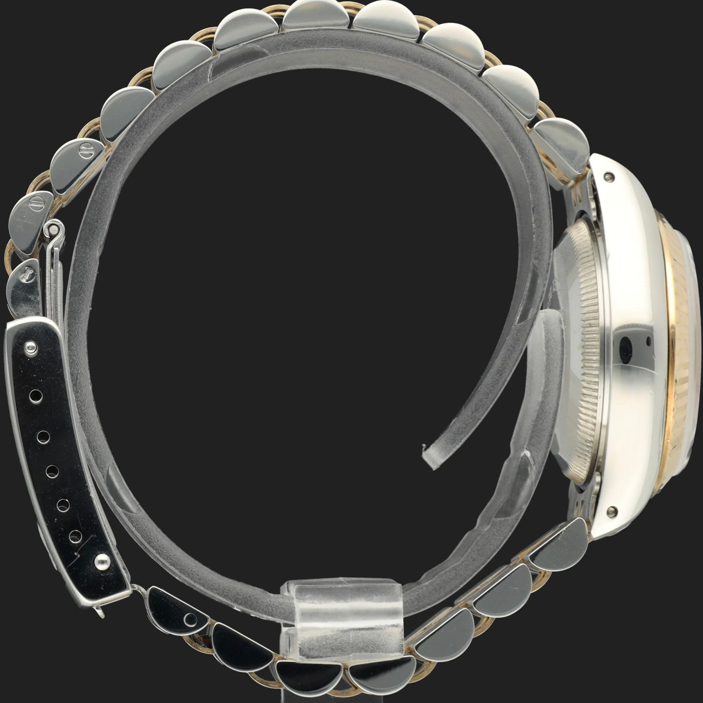 Rolex Lady-Datejust 69173 (1988) - Champagne dial 26 mm Gold/Steel case (5/7)