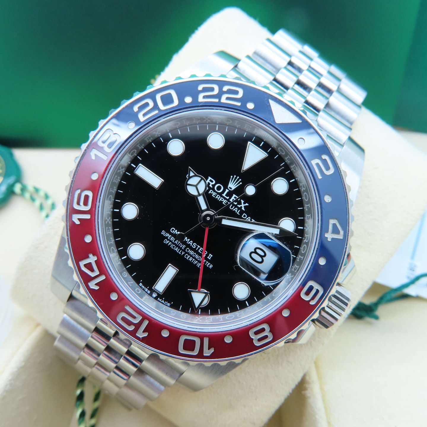 Rolex GMT-Master II 126710BLRO (2019) - Zwart wijzerplaat 40mm Staal (2/8)