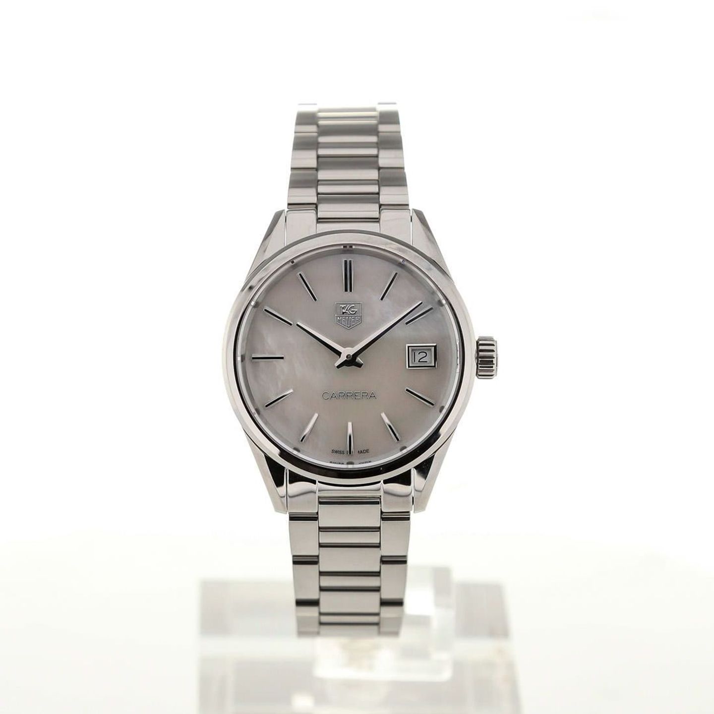 TAG Heuer Carrera Lady WAR1311.BA0778 (2024) - Wit wijzerplaat 32mm Staal (2/4)