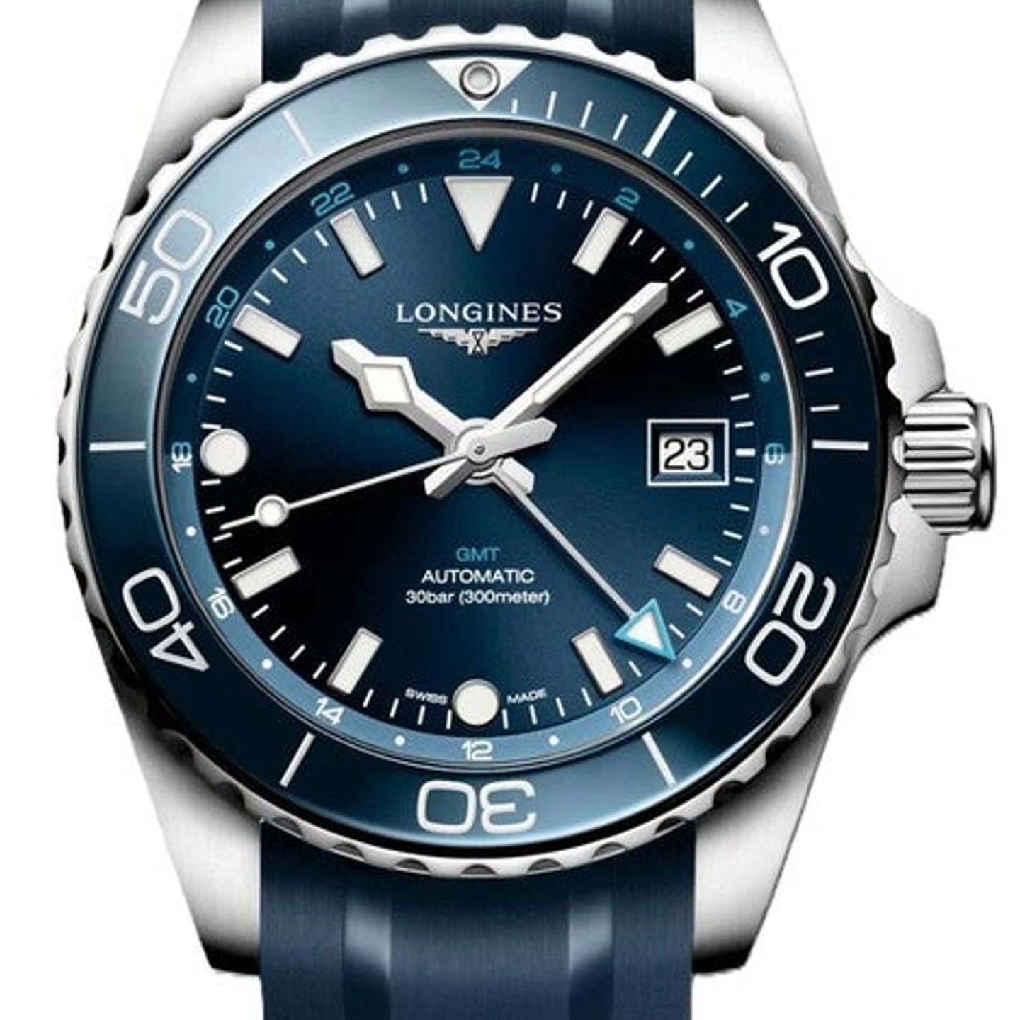 Longines HydroConquest L3.790.4.96.9 (2026) - Blue dial 41 mm Steel case (1/1)
