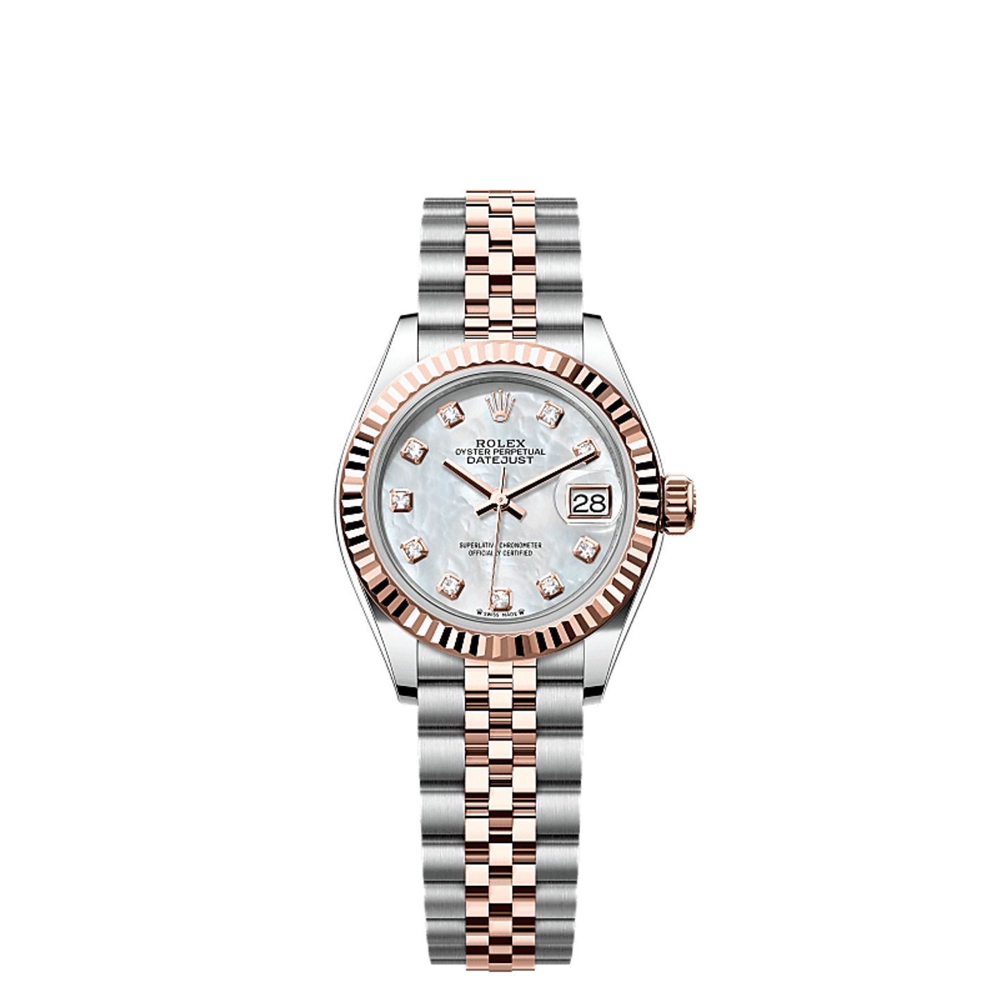 Rolex Lady-Datejust 279171 (2025) - Parelmoer wijzerplaat 28mm Staal (1/1)