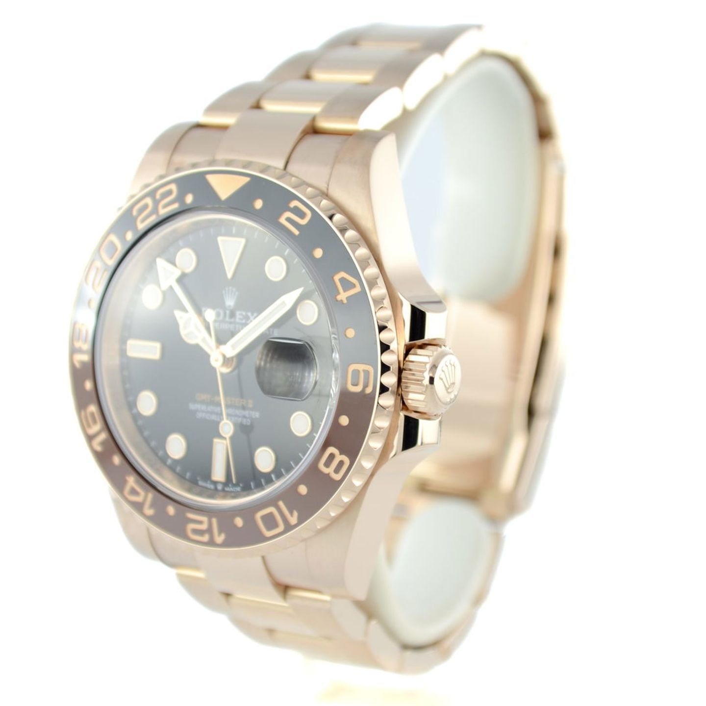 Rolex GMT-Master II 126718GRNR (2021) - Black dial 40 mm Yellow Gold case (2/7)