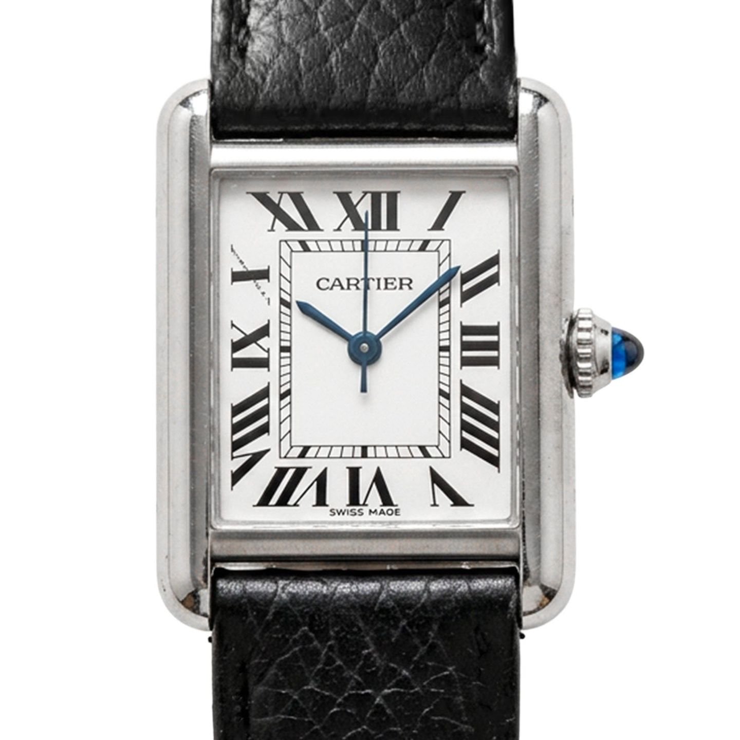 Cartier Tank Solo W5200005 (Unknown (random serial)) - White dial 24 mm Steel case (2/4)