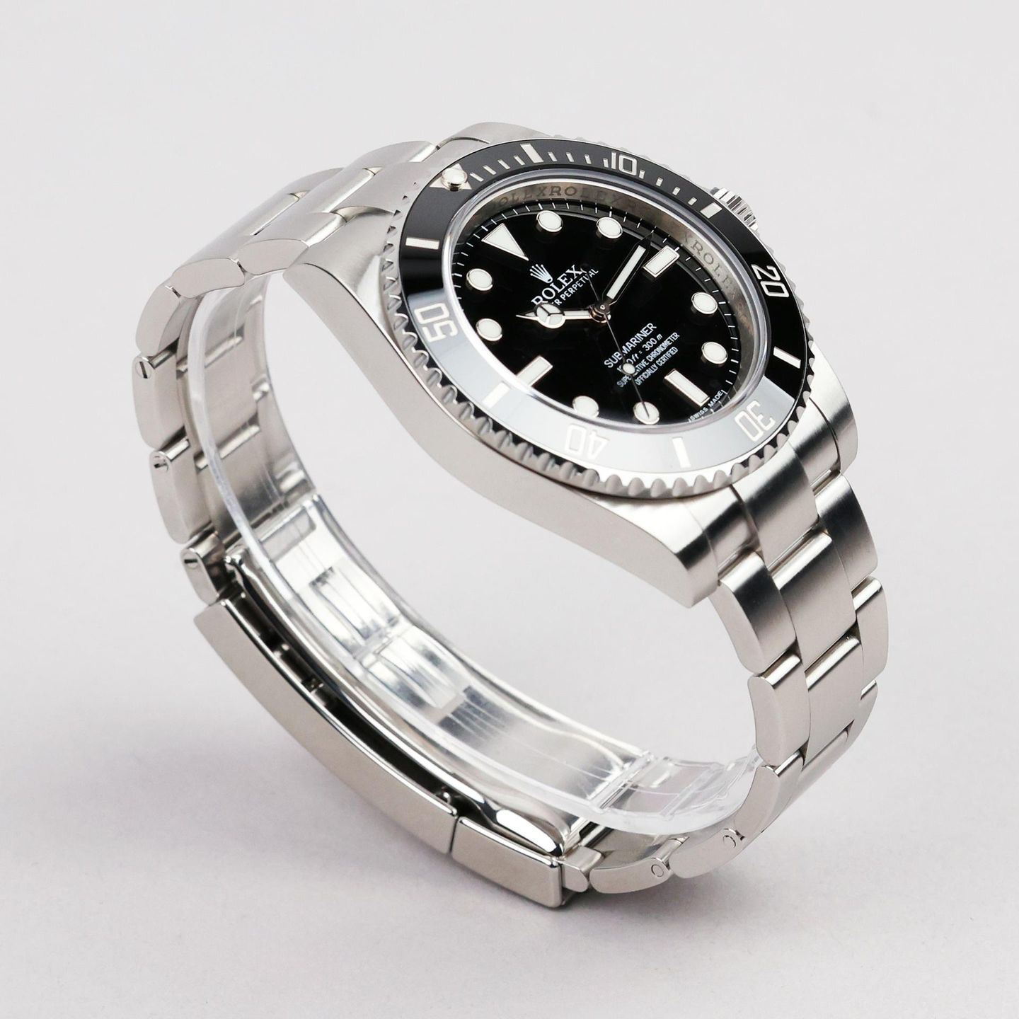 Rolex Submariner No Date 114060 (2019) - Zwart wijzerplaat 40mm Staal (2/6)
