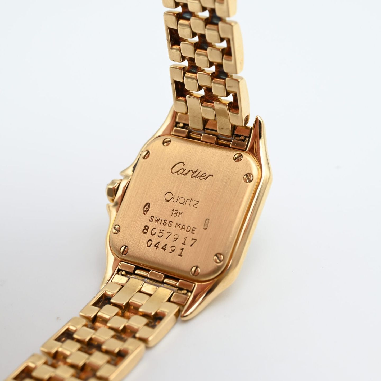 Cartier Panthère 8057917 (Unknown (random serial)) - Beige dial 22 mm Yellow Gold case (7/7)