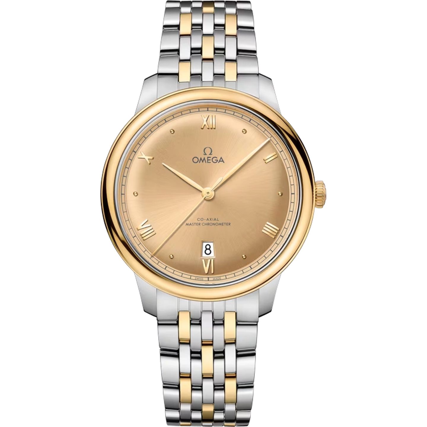 Omega De Ville 434.20.40.20.08.001 (2025) - Champagne dial 40 mm Gold/Steel case (1/1)