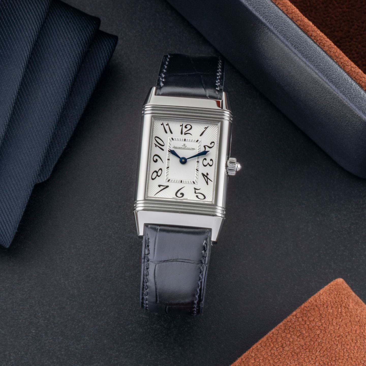 Jaeger-LeCoultre Reverso Duetto Classique Q2568402 (2015) - Black dial 23 mm Steel case (1/8)