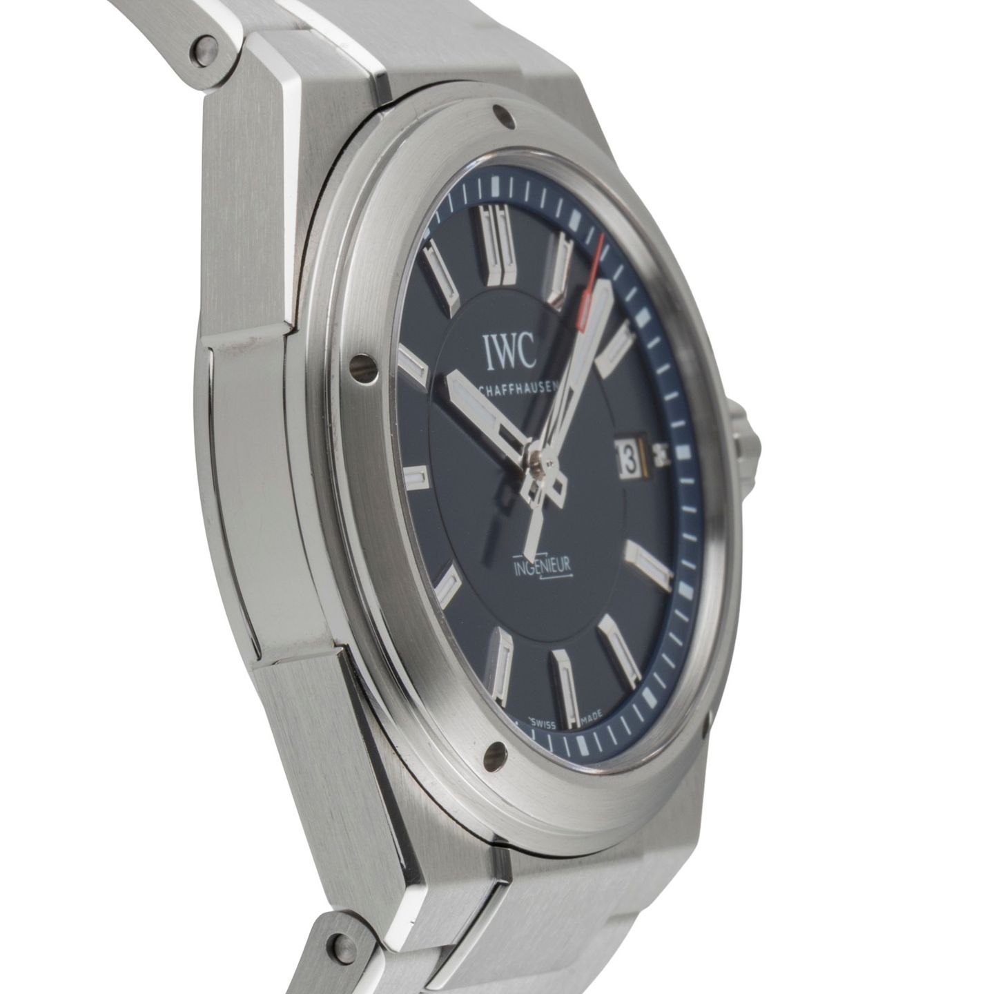 IWC Ingenieur Automatic IW323909 (Onbekend (willekeurig serienummer)) - Blauw wijzerplaat 40mm Staal (7/8)