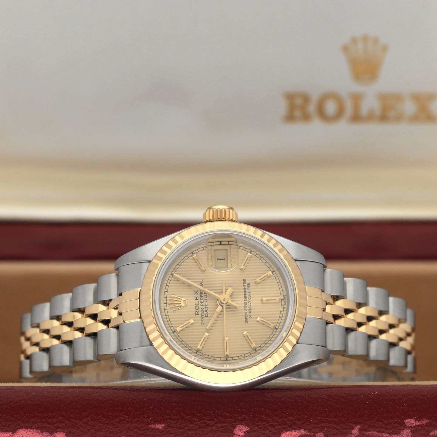 Rolex Lady-Datejust 69173 (1986) - 26 mm Gold/Steel case (3/8)